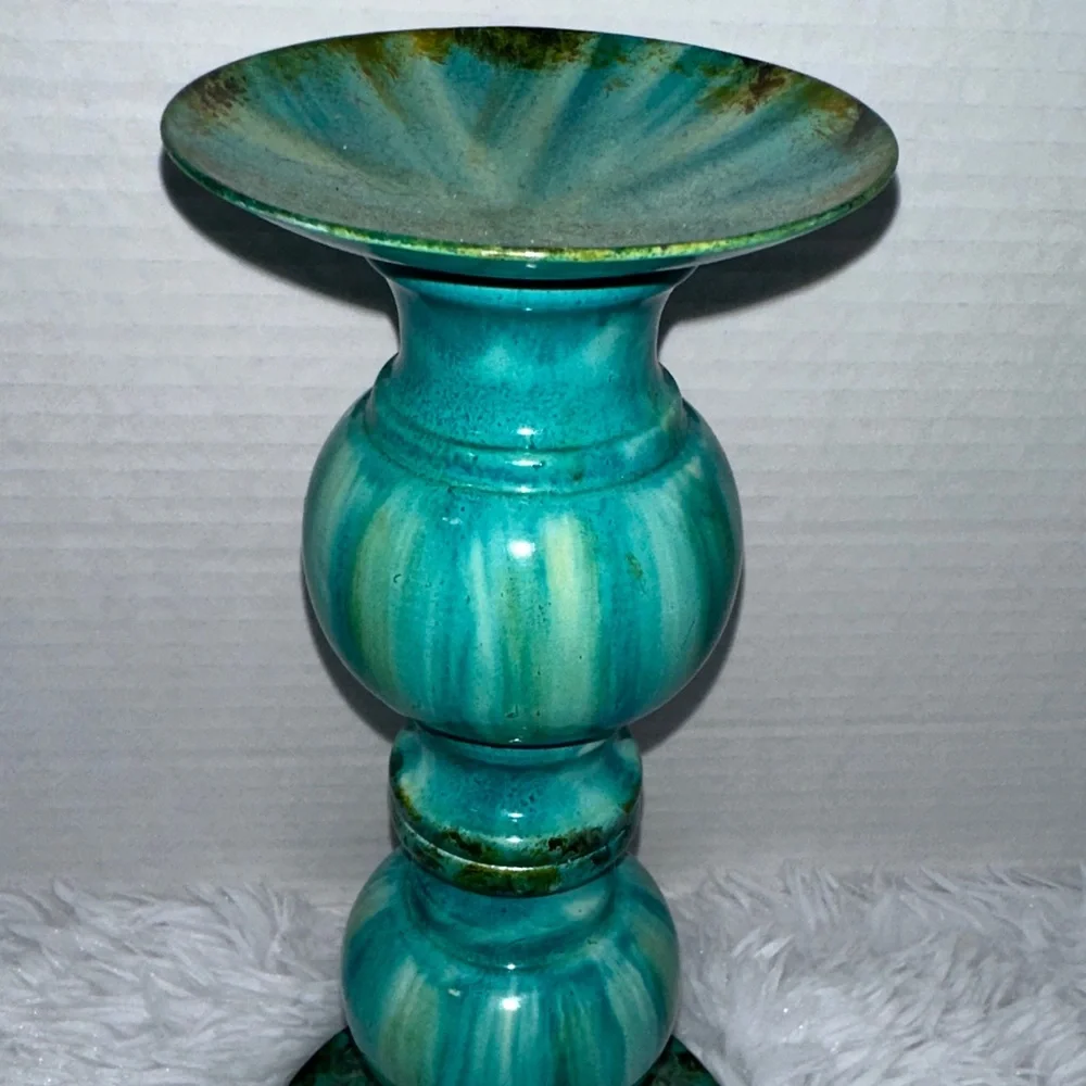 Pier 1 Turquoise Candle Holder Pier One Imports